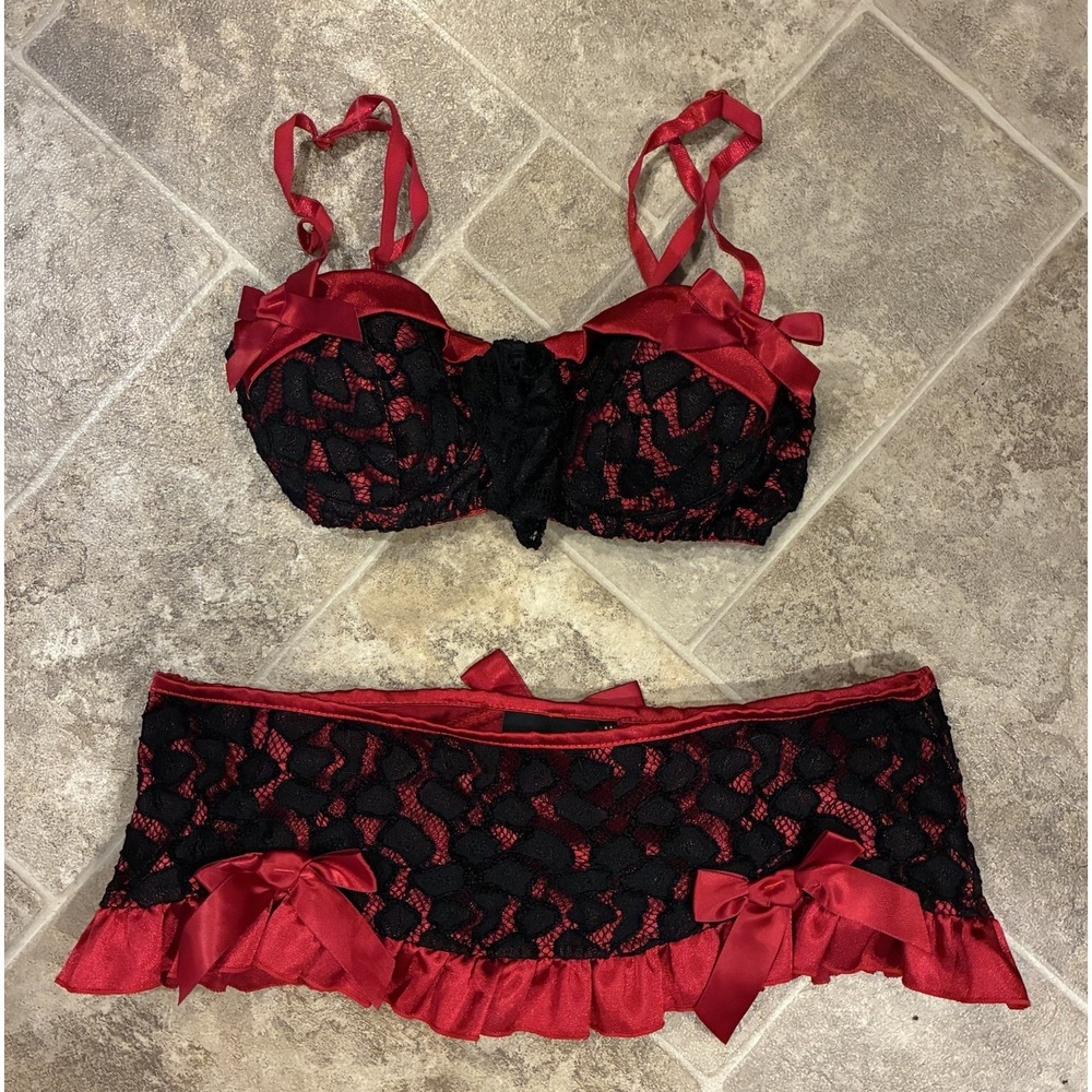 Bedroom Stories Lingerie Lace Set Size Medium Sexy Rave‎ Festival